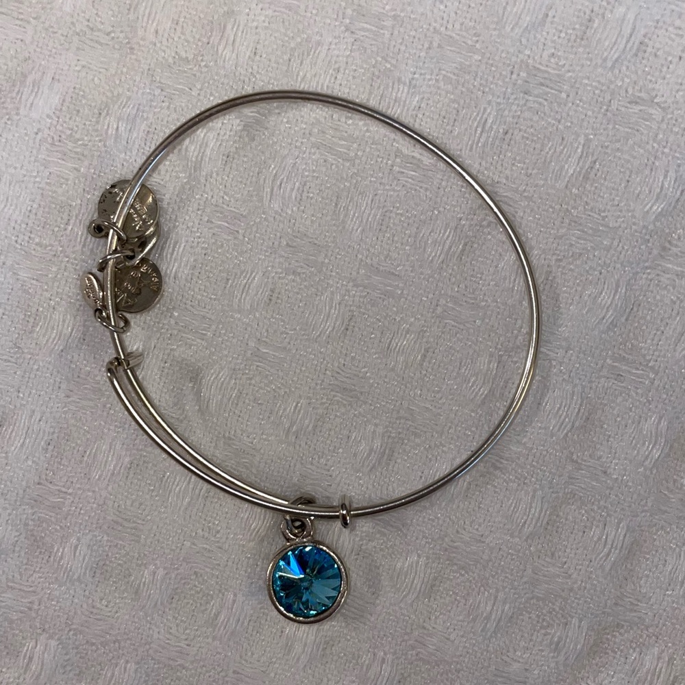 Alex and Ani March (Aquamarine) Birthstone energy bracelet